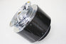 3" / 76mm Carbon Air Filter Stainless Mesh Intake Powerflow Unit - Funnel Design