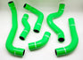 Silicone Intercooler + Ancillary Hose Fit Mitsubishi GTO 3000GT - GREEN Color