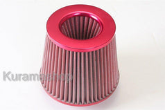 Air Intake Cleaner Power Flow Stainless Steel Mesh Cone Air Filter 64mm 2.5